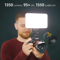 VILTROX RGB LED panelové světlo na fotoaparátu pro fotografování 2600K-6800K stmívatelné video osvětlení pro ovládání smartphonu